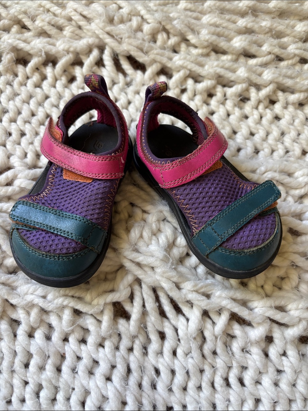 Teva Kids Purple, Teal & Pink Sport Sandals